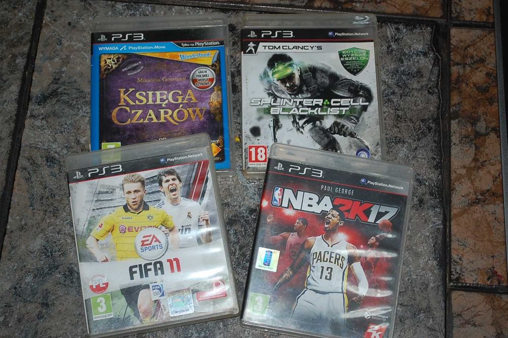 Konsola PS3 Fat 80GB + Pad + Gry + Okablowanie Ver 4,93