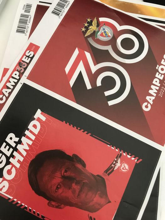Sport Lisboa Benfica - Campeão 22/23 - Autocolantes