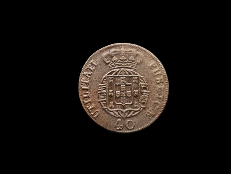Moeda 40 Reis - 1823 - EXCELENTE ESTADO