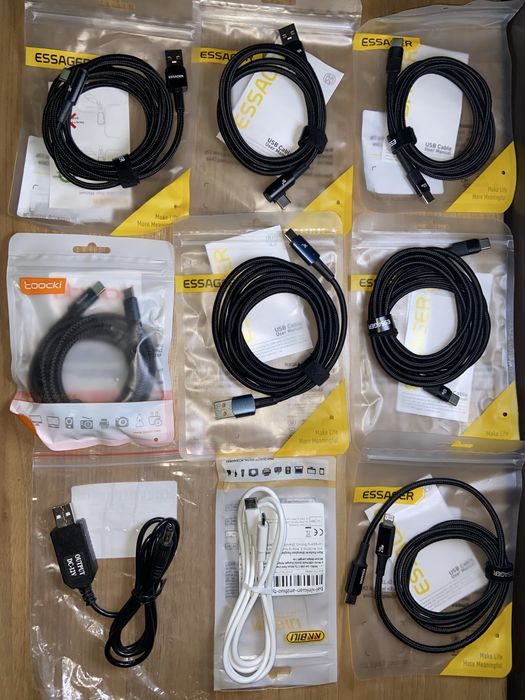 Кабель зарядки Baseus  usb-typeC, lighting, кутові,довжина 1 , 2 метри