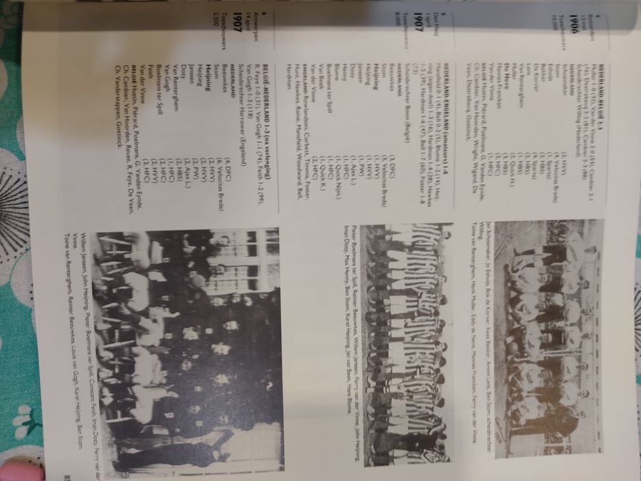 Livro História da seleção de Países Baixos 1905 a 1989