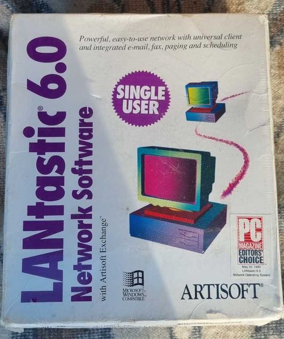 Oprogramowanie Lantastic 6.0 cały zestaw zaplombowane NOWE