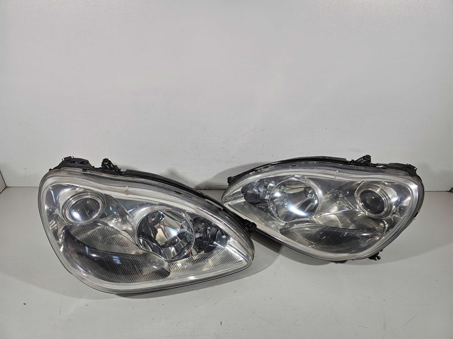 Mercedes S W220 Lift FL Lampy Przód Przednie H7 Komplet Lewa+Prawa EU Ładne