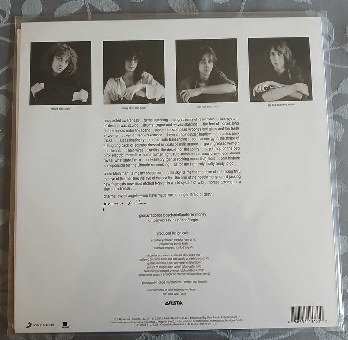 Vinil Patti Smith Horses
