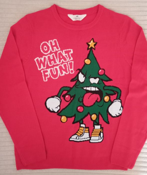 Свитер новогодний H&M,12-14 лет,158-164 см.