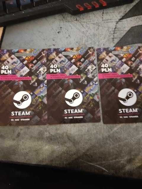 3 x Steam Gift Cards
