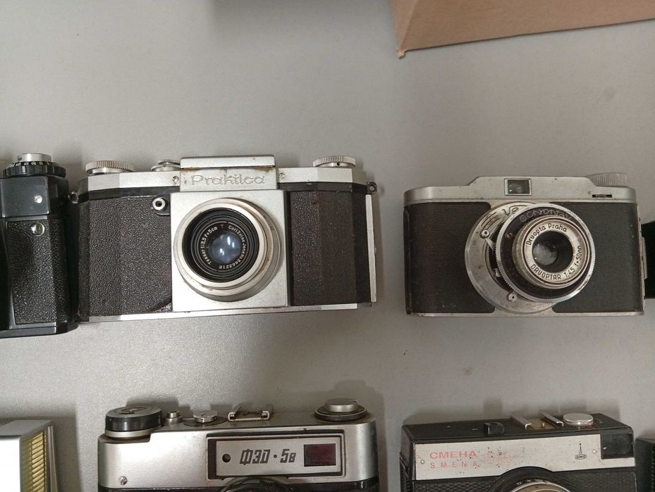 Aparaty fotograficzne lustrzanki Yashica, Zenit E, Zenit 11, Practica i inne