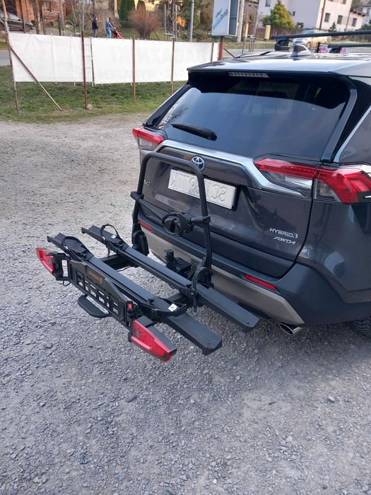 Bagażnik SPINDER LX2 LED lekka i uchylna platforma rowerowa na hak