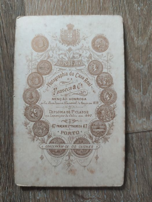 Fotos antigas em cartão