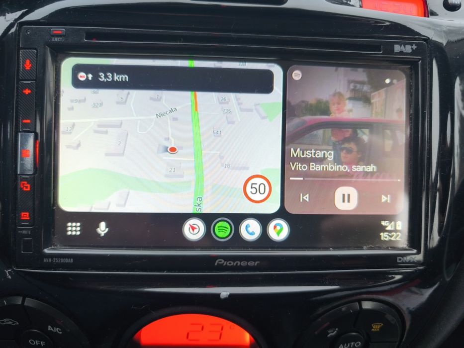Radioodtwarzacz 2 din Pioneer avh z5200dab, car Play android auto