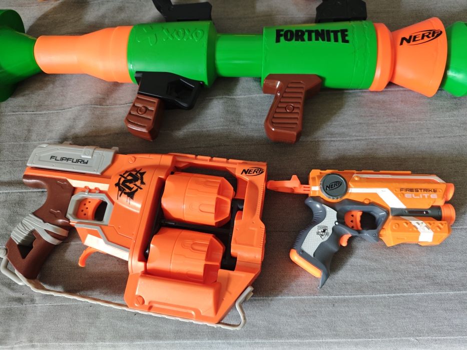 NERF fortnite flipfury firestrike lawbringer