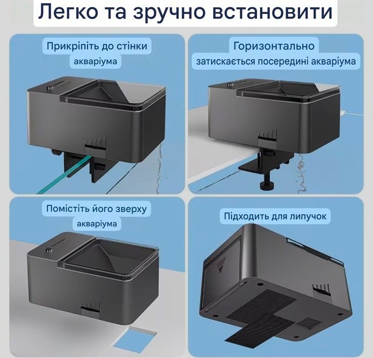 Автокормушка для акваріумних рибок, черепах,

рептилій і т.д.