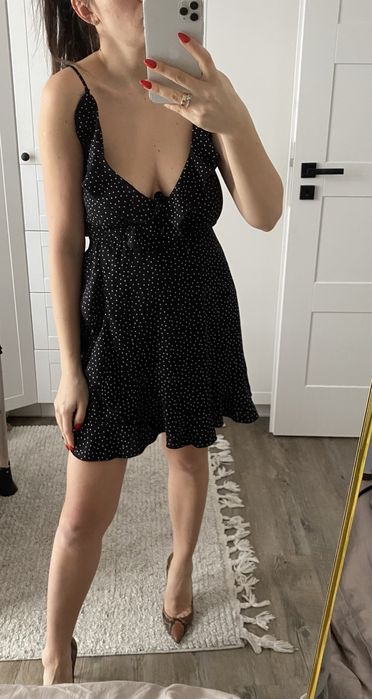 Sukienka groszki 34 hm nowa