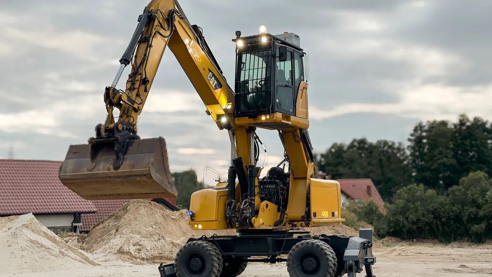 Caterpillar CAT MH 3022 322F 320F  Pelny Serwis CAT Podnoszona Kabina Nowe opony 1 wlasciciel