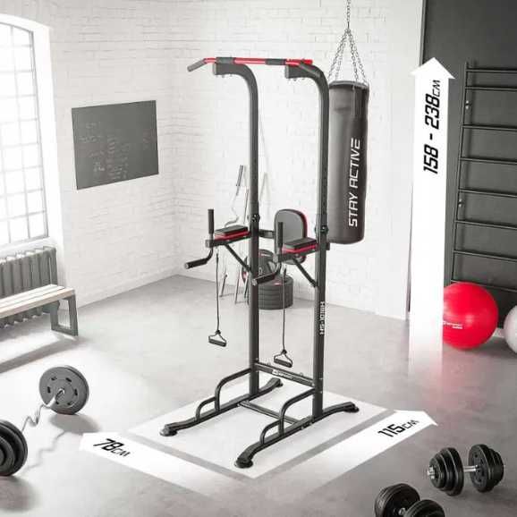 Силова фітнес станція Hop-Sport HS-1016K / турнік / Бруси