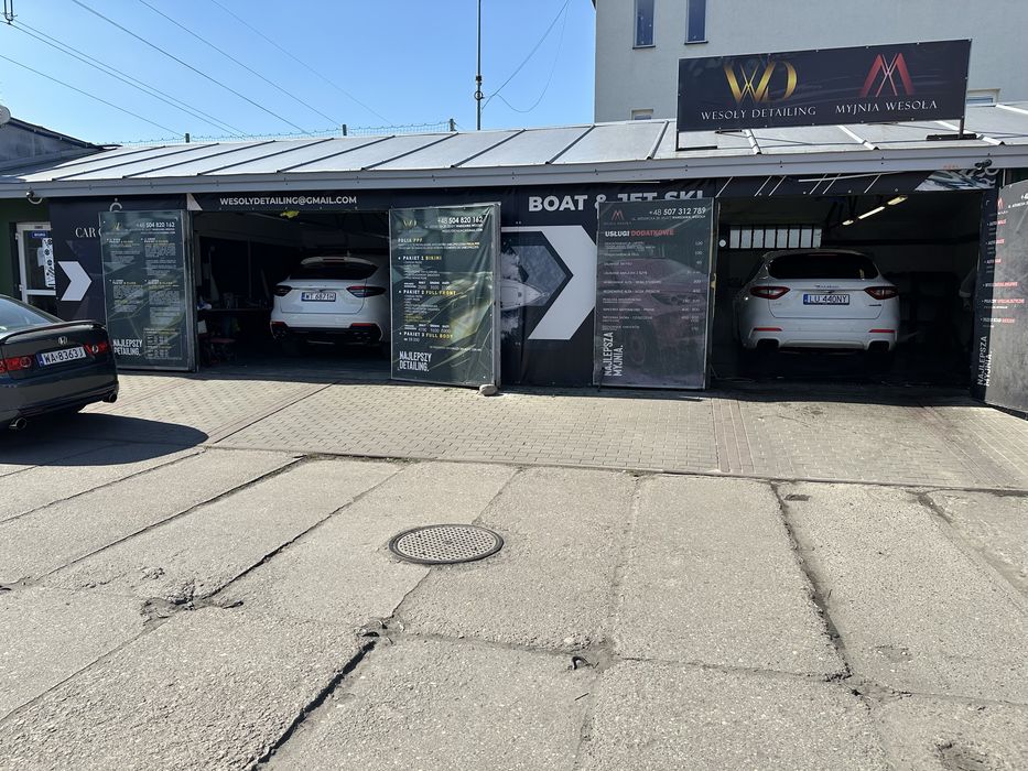 Sprzedam prosperujace studio detailingu i myjnie samochodową