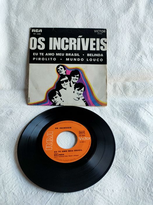 Disco Vinil Single - Os Incríveis