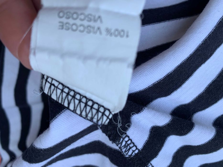 długi podkoszulek w czarno białe paski, rozm Xl, trois cina