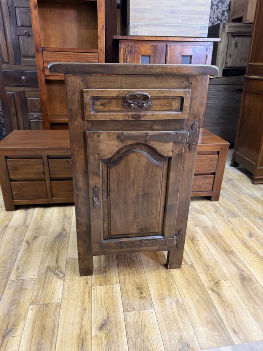 Szafka z litego drewna, szafka kolonialna, szafka nocna, mała szafka