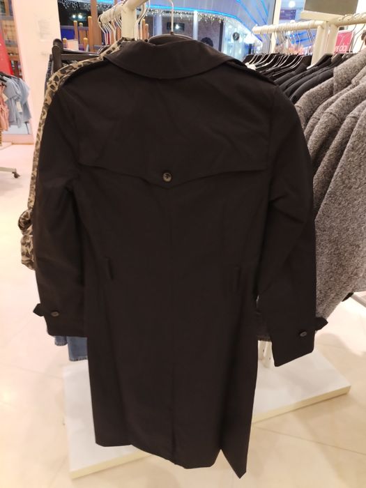 Плащ Тренч НОВИЙ німецького бренду C&A чорний розмір S бавовна