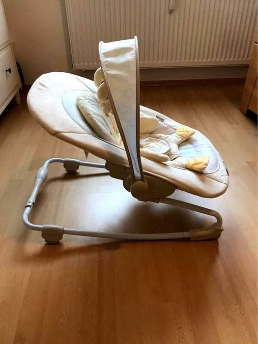 Leżaczek dla niemowląt firmy Ingenuity. - Ingenuity Quacks & Cuddles