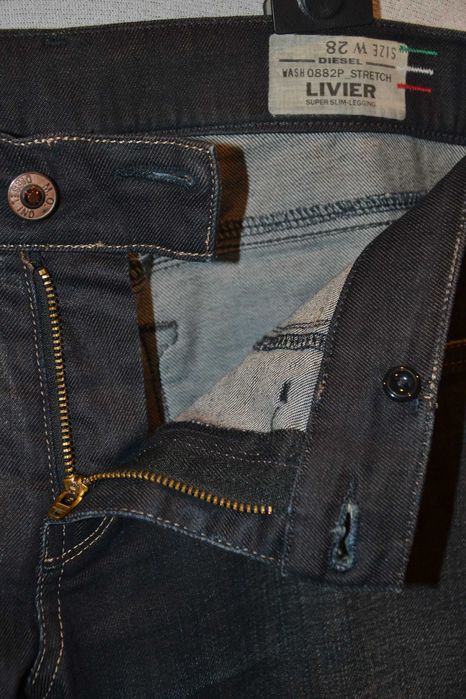 DIESEL LIVIER Jeans Spodnie Damskie W28 Super Slim Stretch Oryginalne