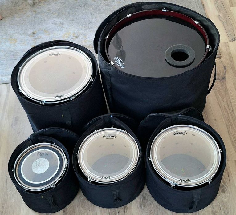 Perkusja Yamaha Stage Custom Advantage | 1 właściciel | Pokrowce | + 10” TOM | Tama HP200P NOWA