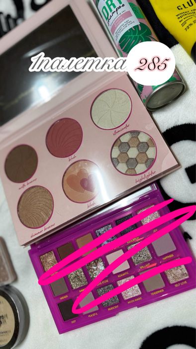 Косметика за дешево, тональний блиск туш хайлайтер тіні пудра румʼяна