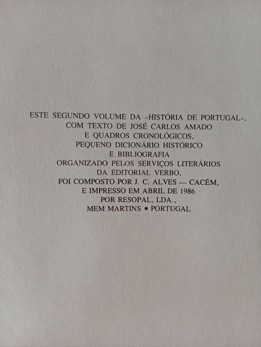 História de Portugal ( 2 livros )