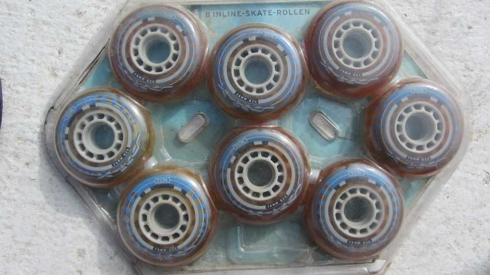 Rodas e Rolamentos para Patins em Linha e Rodas skate 52mm 99a