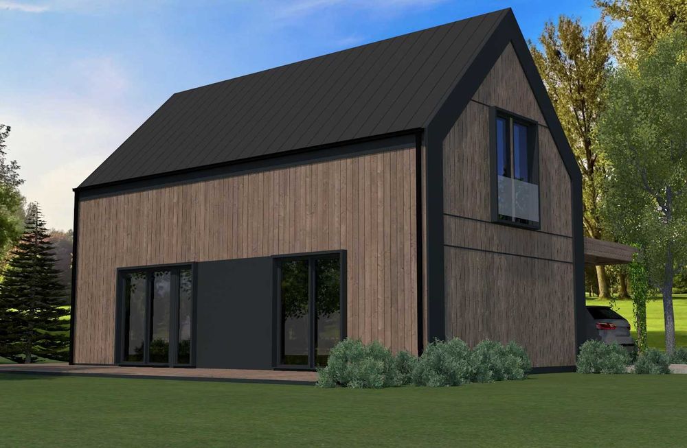 Dom 70 m2 w najnowszej stalowej technologii LGS