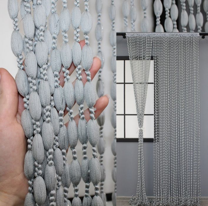 Плюшеві Штори нитки Дощ шиніл тюль гардини