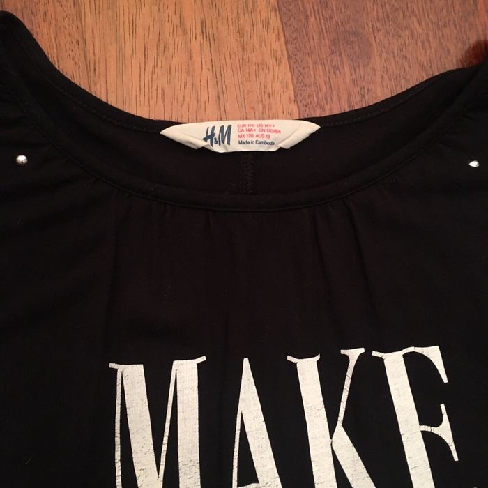 Czarna bluzka H&M