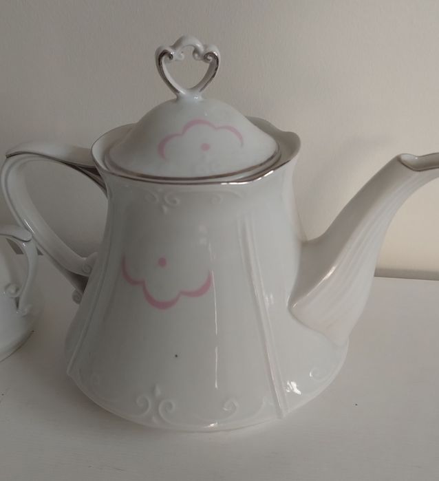 Dzbanek, mlecznik, cukiernica Chodzież Kamelia dekor unikat Vinted