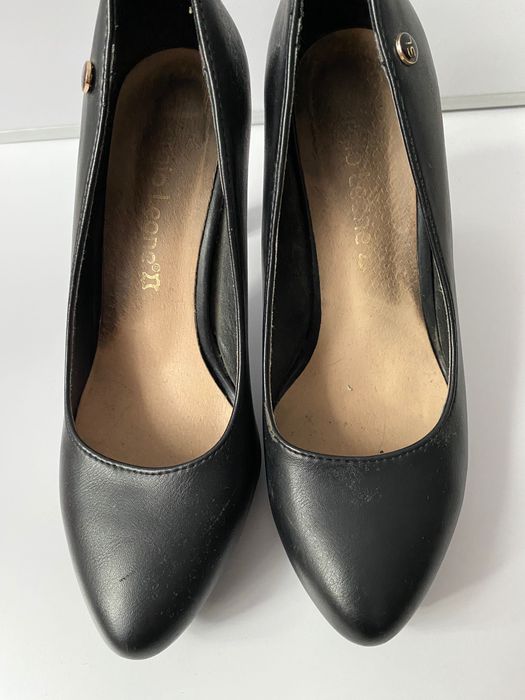 Szpilki czarne/buty na obcasie/buty na platformie / na koturnie