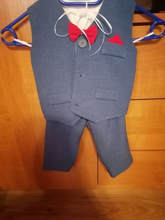 Komplet na chrzest Święty idealny na ciepłe dni uroczystość