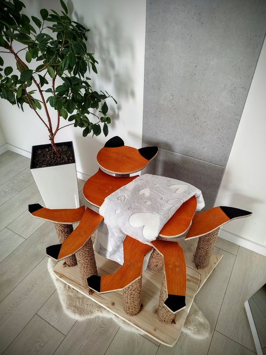 Legowisko drapak dla kota rękodzieło