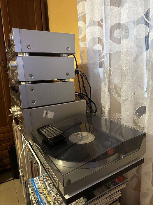 Wieża Technics—srebrna-pięć— elementów SADA8,SH-8055,SL-PG500,SL3,R355