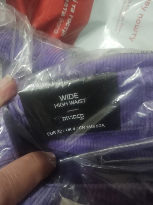 H&M Devided вельветові брюки