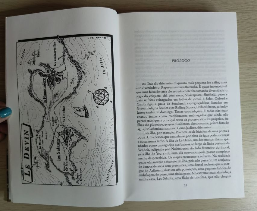 Livro "A Praia Roubada" de Joanne Harris