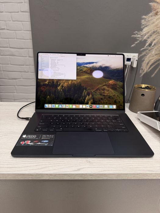 MacBook Air 15 M2 8/256gb Midnight