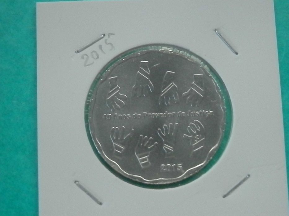 1142 - Euro: 2,50 euros 2015 cuni Provedor Justiça, por 3,00