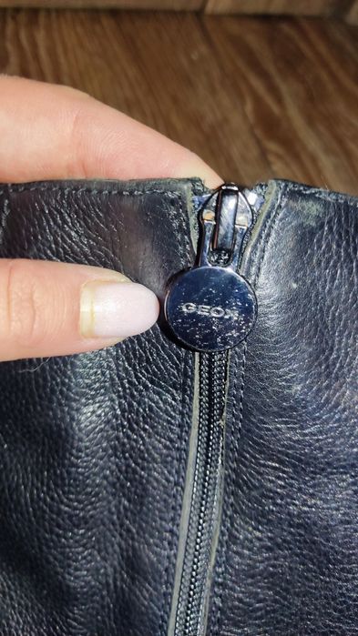 Шкіряні жіночі чоботи Geox 39 розмір 25,5 см