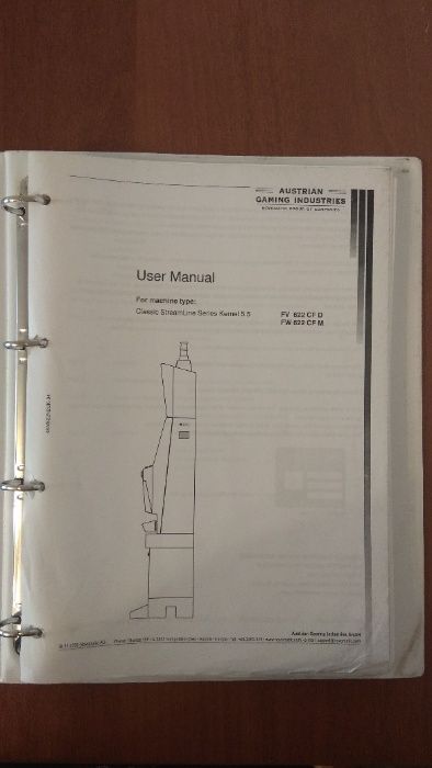 Novomatic Gaminator - user manual, инструкция