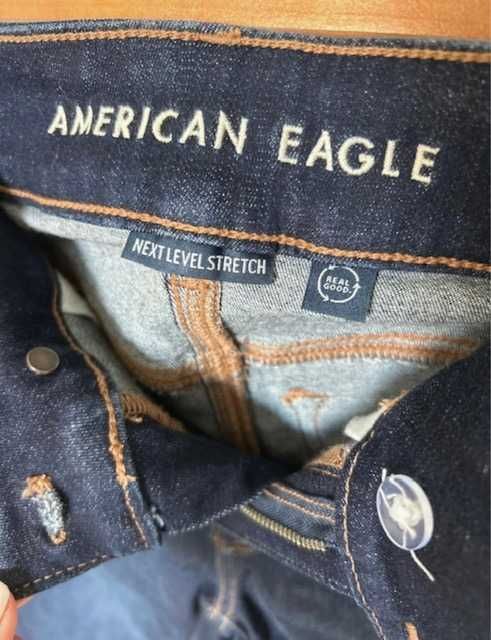 Джинси American Eagle Kick Boot, Mid Rise, Stretch, нові, US 4