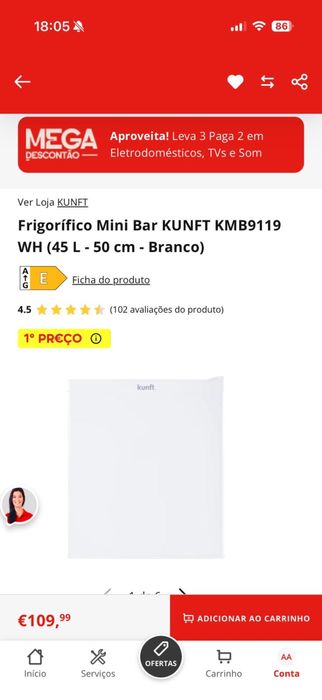 Frigorifico mini bar
