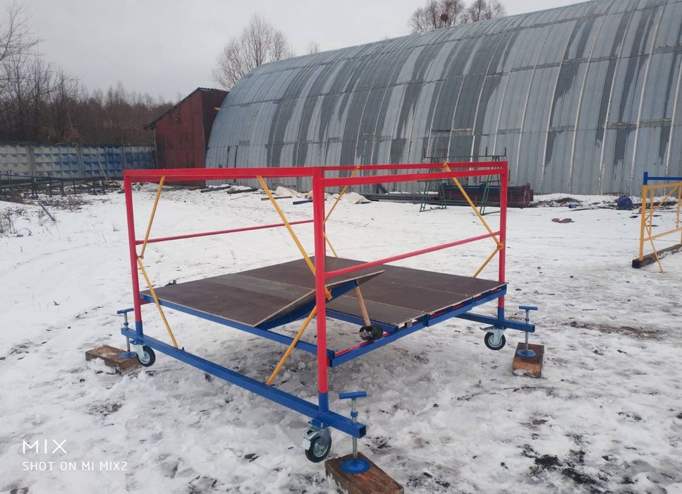 Вишка Тура з робочою висотою - 9,0м у Луцьку (строительные леса)