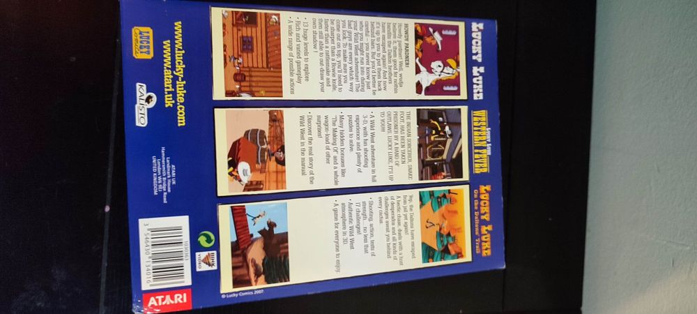 3 CDs com jogos para PC Lucky Luke