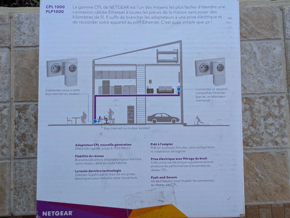Vendo Powerline netgear 1gb usado