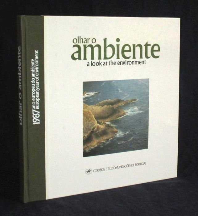 Livro Olhar o Ambiente 1987 Ano Europeu do Ambiente CTT Correios